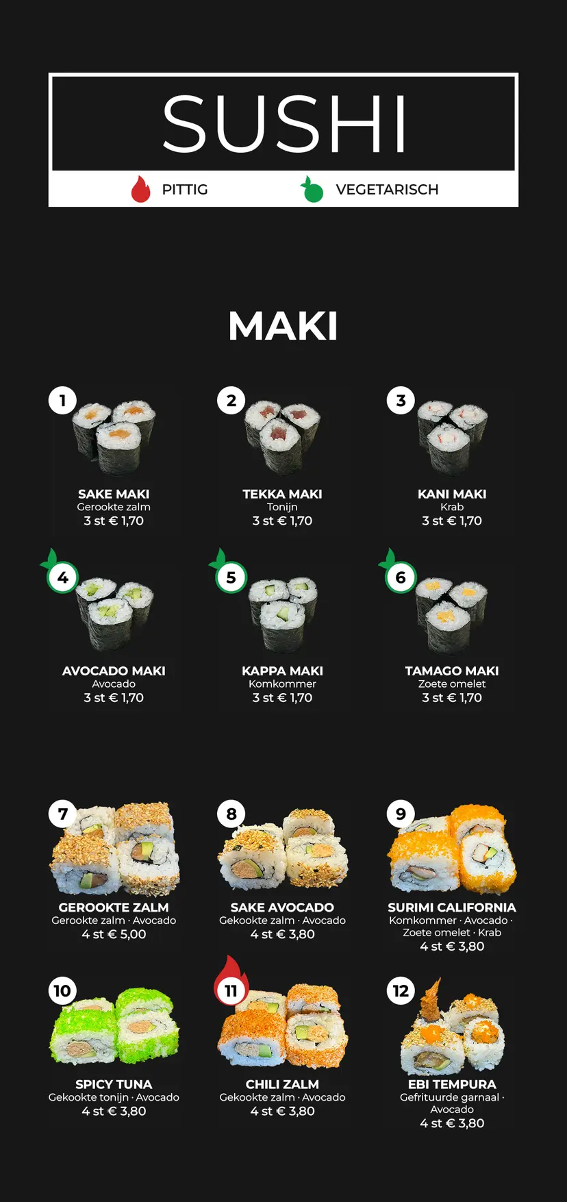 Yang's Menu pagina 1 - Afhalen